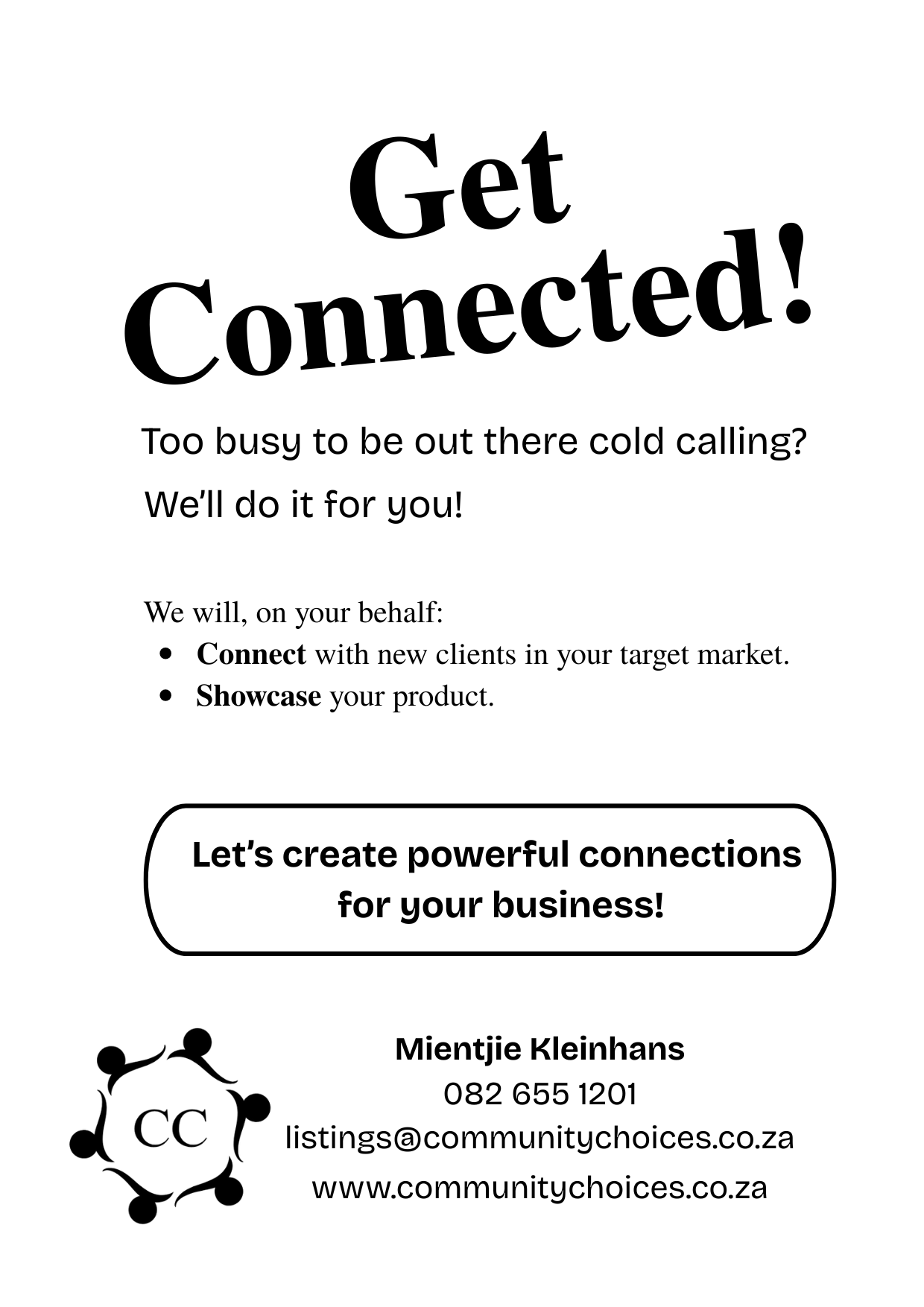 Get connected